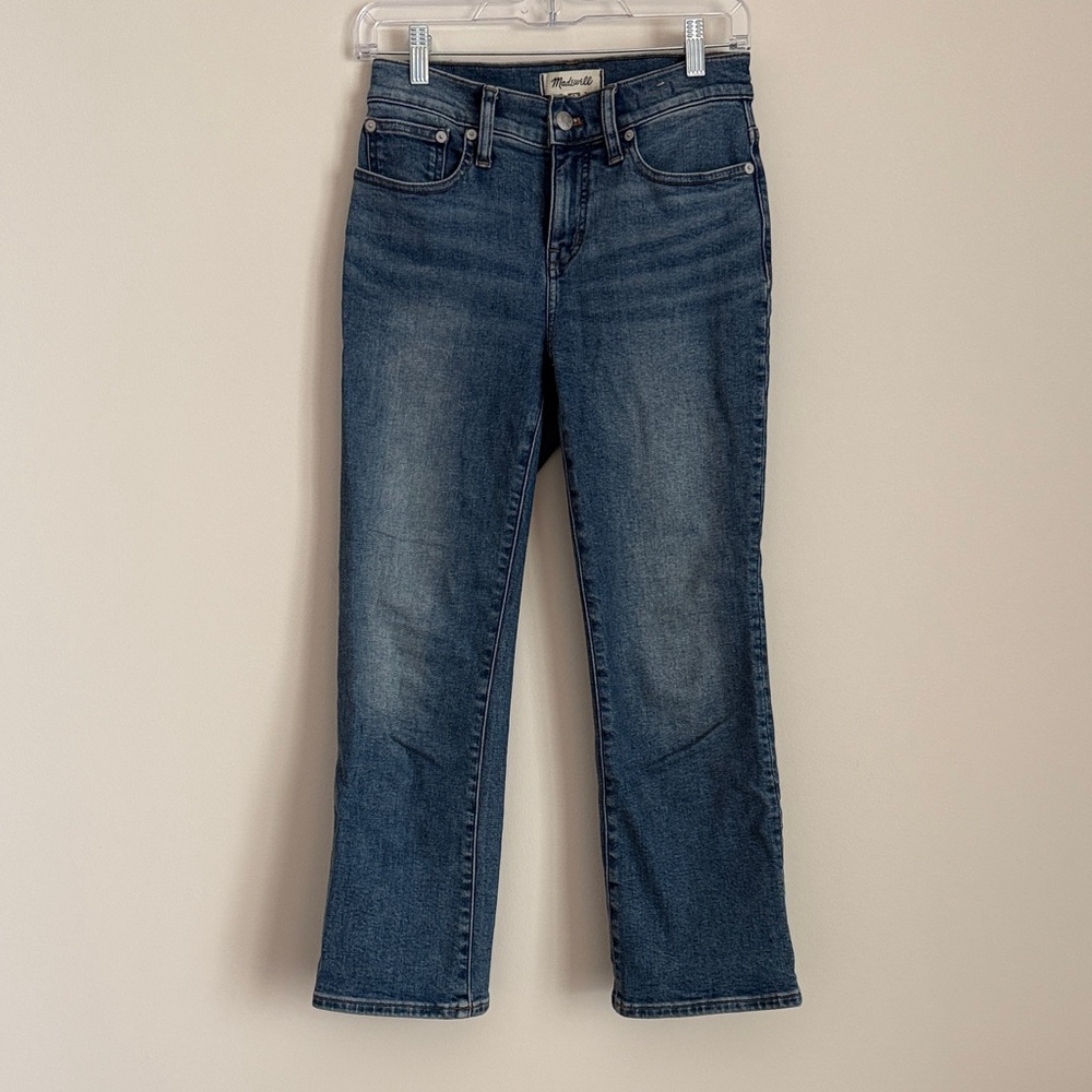 Madewell Dark Blue Straight Leg Jeans